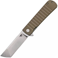 BESTECH Titan D2, Stone Wash+Satin, Beige G10 BG49A-2 - KNIFESTOCK