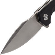 KUBEY Calyce Couteau Pliant à Lame Liner Lock Flipper Manche G10 Noir KU901E - KNIFESTOCK