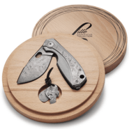 Viper LILLE DAMASCO Bjorkmans Twist Pattern, TITANIUM w damascus overlay VA5964TI - KNIFESTOCK