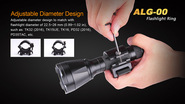 Metallhalterung für Waffenlichtschiene Fenix ALG-00 - KNIFESTOCK