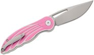 Petrified Fish PFE06 Nightingale Sand blasting 14C28N Pink G10 PFE06PKP - KNIFESTOCK