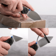 Vosteed Shilin Cutter Elmax Satin Black Carbon Fiber A2810 - KNIFESTOCK