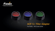 Fenix Filter AOF-S+ / Green FEAOFSPLUSGRE - KNIFESTOCK