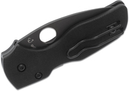 Spyderco Lil&#039; Native G-10 Black Black Blade/Compression Lock C230GPBBK - KNIFESTOCK