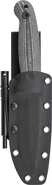 Schrade Medium Vast Mes, 1095 Hoog Koolstofstaal, Micarta Handvat, Thermoplastische Schede met Ferro - KNIFESTOCK