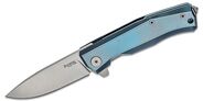 Lionsteel Myto Folding knife M390 blade, BLUE Titanium handle MT01 BL - KNIFESTOCK