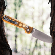 Vosteed Raccoon(Crossbar Lock) Nitro-V Satin PEI A0531 - KNIFESTOCK