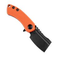 Kansept Korvid Mini Black TiCn Coated 154CM Orange  G10 T3030A7 - KNIFESTOCK