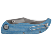 Vosteed Naga S35VN Satin Blue Norplex UltreX™ Micarta A3901 - KNIFESTOCK