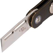 CH KNIVES couteau pliant 4,4 cm Spinner-BZ noir - KNIFESTOCK