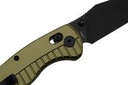 QPS Reptile 14C28N, nero, Manico: alluminio verde OD QS165-B2 - KNIFESTOCK