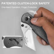 Kizer Drop Bear Utility Azo SK5 &amp; 5Cr15 Micarta V3619JA3 - KNIFESTOCK