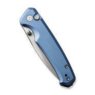 CIVIVI Altus Blue Aluminum Handle Stonewashed Nitro-V Blade C20076-6 - KNIFESTOCK