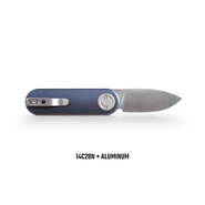 Vosteed Corgi-V 14C28N Szatén, Sötét Palakék Alumínium A3713 - KNIFESTOCK