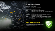 Nitecore Carbon Battery™ 12K Extended Headlamp Runtime Kit Compatible with NU40, N43, NU50, HC65 UHE - KNIFESTOCK