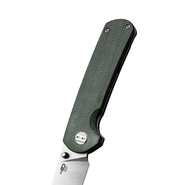 BESTECH SLOPGEHAMMER D2, Satin+Stonewash, Green Micarta BG31B-1 - KNIFESTOCK