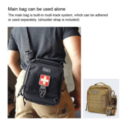 Magforce Detachable Utility Pouch - 500D Tan #A0339T - KNIFESTOCK