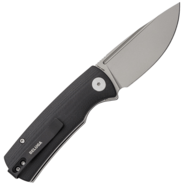 Petrified Fish PFP01X Beluga Sand blasting 14C28N Black G10 PFP01XDP - KNIFESTOCK