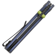 Vosteed Marten 154CM Black Stonewash Aluminium Violet A1603 - KNIFESTOCK