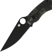 Spyderco Military Model G-10 Camo Black Blade C36GPCMOBK - KNIFESTOCK