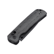 Kizer 154CM Blade Clutch Lock Micarta Handle V4481C3 (3.31&quot; Black Stonewash) - KNIFESTOCK