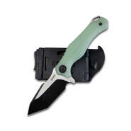 Cubey Golf Fixed Aus-10 Blade Knife Jade G-10 Handle with Kydex Sheath K230F - KNIFESTOCK