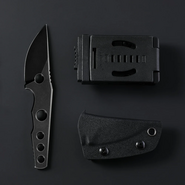 Petrified Fish PFE13 Bison Schwarz Stonewashed 14C28N - KNIFESTOCK