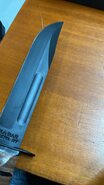 KA-BAR USMC Fixed Blade Knife Leather Sheath, str edge 1217 - KNIFESTOCK