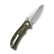 Sencut Hyrax Green / Ivory G10 Handle Satin Finished 9Cr18MoV BladeLiner Lock S - KNIFESTOCK