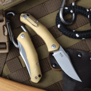 Giant Mouse ACE Jutland Slipjoint - Brass GM-JUTLAND-SJ-BRASS - KNIFESTOCK