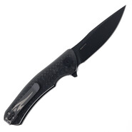 Petrified Fish PF949X Warrior Black Stonewashed K110 Carbon Fiber PF949XCDW - KNIFESTOCK