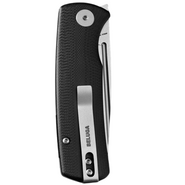 Petrified Fish PFP01XBeluga Homokfúvott 14C28N Fekete G10 PFP01XDP - KNIFESTOCK