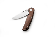 Lion Steel Folding knife MAGNACUT  blade, GREEN Burlap handle Q4 BGR - KNIFESTOCK