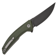 Petrified Fish PFP05 Deepsea Black Stonewash K110 Green Micarta PFP05GRMDW - KNIFESTOCK
