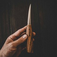 Roselli Carving knife, Red elm  R112D - KNIFESTOCK