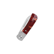 QSP Knife Hedgehog Spear Point Pocket knife Blade:14C28N, satin, resin, slipjoint QS142SP-C  - KNIFESTOCK