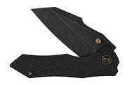 WE High-Fin XL Gavko Knives Titanium Handle Black Stonewashed CPM 20CV Framelock WE24010-1 - KNIFESTOCK
