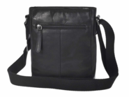 GreenBurry Leather shoulder bag &quot;Pure Black&quot; 1103-20 - KNIFESTOCK
