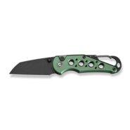 CIVIVI Green Aluminum HandleWith S/S Carabiner And Bottle OpenerBlack Stonewas - KNIFESTOCK