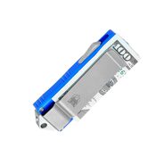 CobraTec Blau OTF Geldklammer Tanto Nicht Gezahnt 06CT100 - KNIFESTOCK