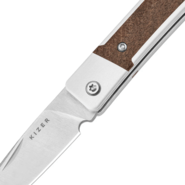 Kizer Little Grand Jonathan Styles Nitro-V Aluminum &amp; Mkuruti Wood V2670A1 - KNIFESTOCK