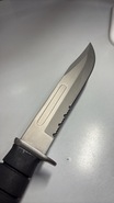 Herbertz Herbertz nóż na pas, ostrze Bowie, AISI 420, uchwyt Kraton 117618 - KNIFESTOCK