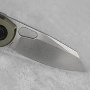 Vosteed Ankylo Elmax Stonewash, Olive Drab Aluminium A1918 - KNIFESTOCK