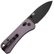 WE Purple Aluminum HandleBlack Stonewashed CPM S35VN BladeCrossbar Lock WE2307 - KNIFESTOCK