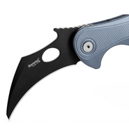 LionSteel L.E.One keskmise suurusega kokkupandav nuga VANA MUST M390 tera, JÄÄSININE alumiiniumkäepi - KNIFESTOCK