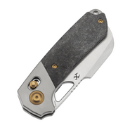 Kansept Nahual Stonewashed Magnacut,Beadblasted Ti, Shred CF K2125V2 - KNIFESTOCK