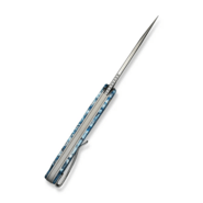 Civivi Elementum Slip Joint Blue Ocean Resin HandleSatin Finished 14C28N Blade - KNIFESTOCK