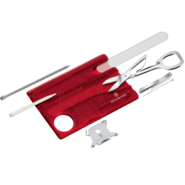 Victorinox SwissCard Nailcare, transparent red 0.7240.T - KNIFESTOCK