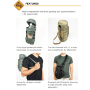 Magforce Bottle Holder L Khaki #0323K - KNIFESTOCK