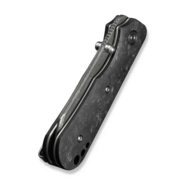 Civivi Crabby Shredded Carbon Fiber HandleDamascus BladeLiner Lock - KNIFESTOCK